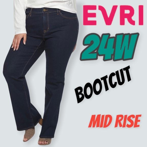 evri bootcut jeans